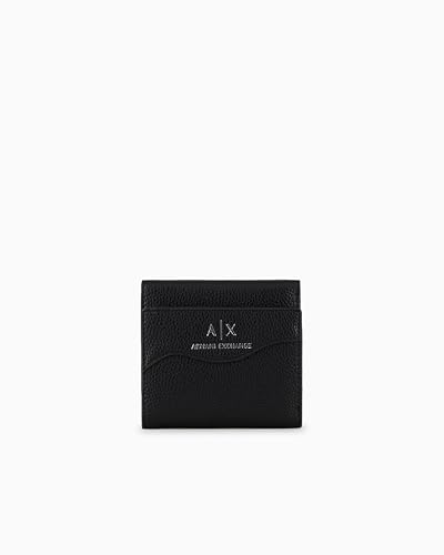 Armani Exchange Women's Wave Bi-Fold Wallet, Black von Armani Exchange