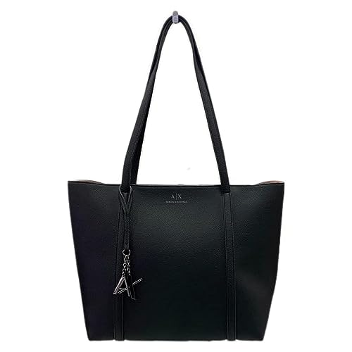 Armani Exchange Women's Woman's Shopping Bag, Black von Armani Exchange