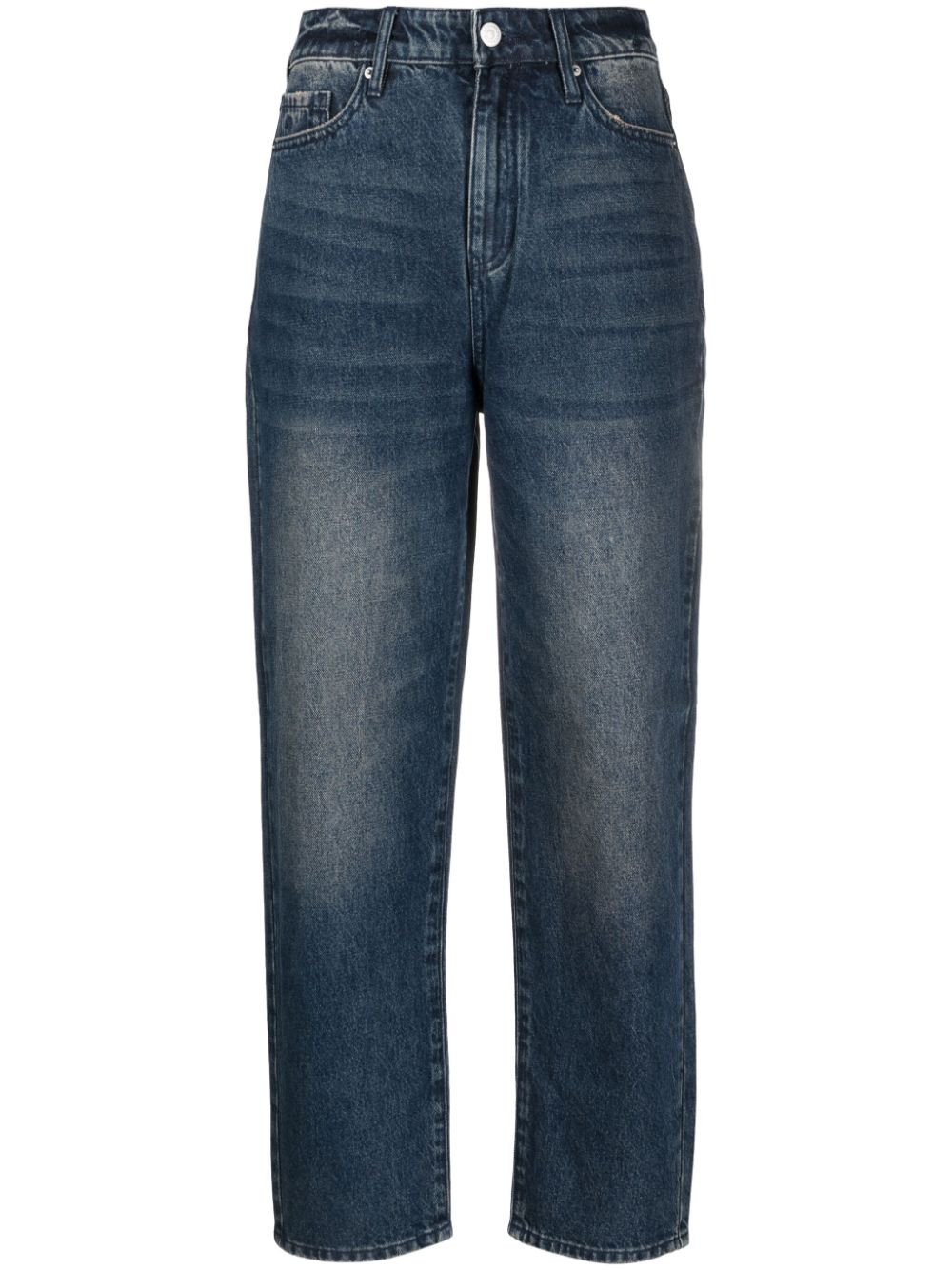 Armani Exchange Gerade Jeans im Distressed-Look - Blau von Armani Exchange