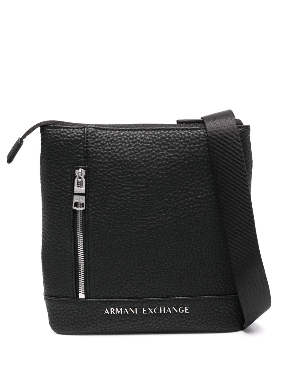 Armani Exchange Kuriertasche mit Logo-Schild - Schwarz von Armani Exchange