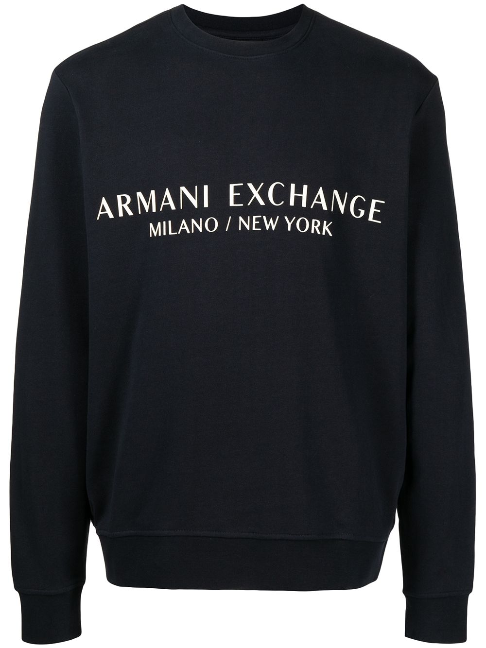 Armani Exchange Sweatshirt mit Logo-Print - Blau von Armani Exchange