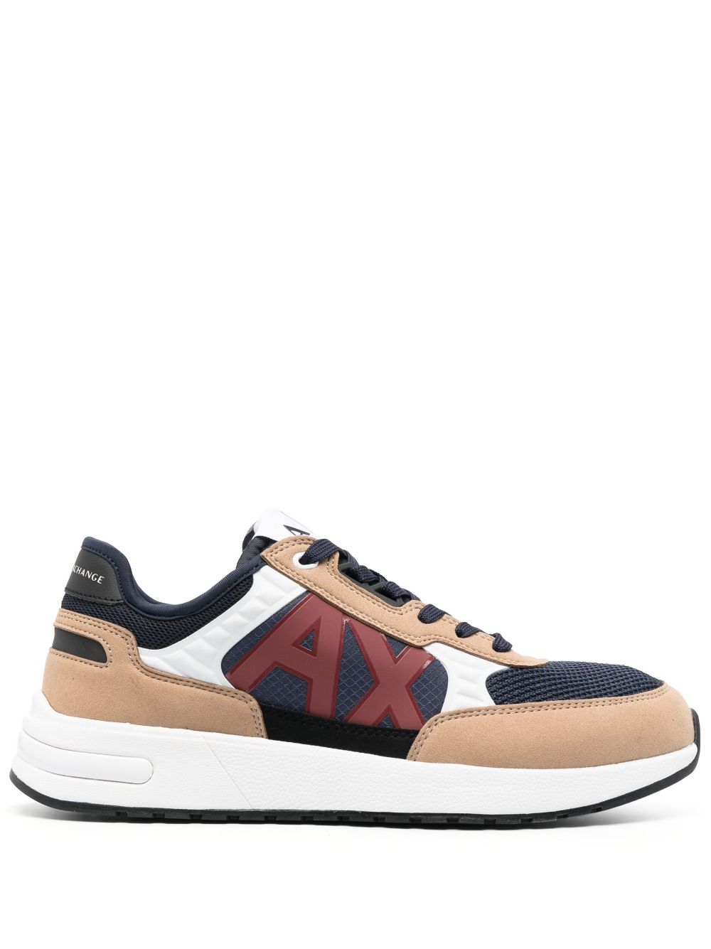 Armani Exchange Sneakers mit Logo-Print - Nude von Armani Exchange