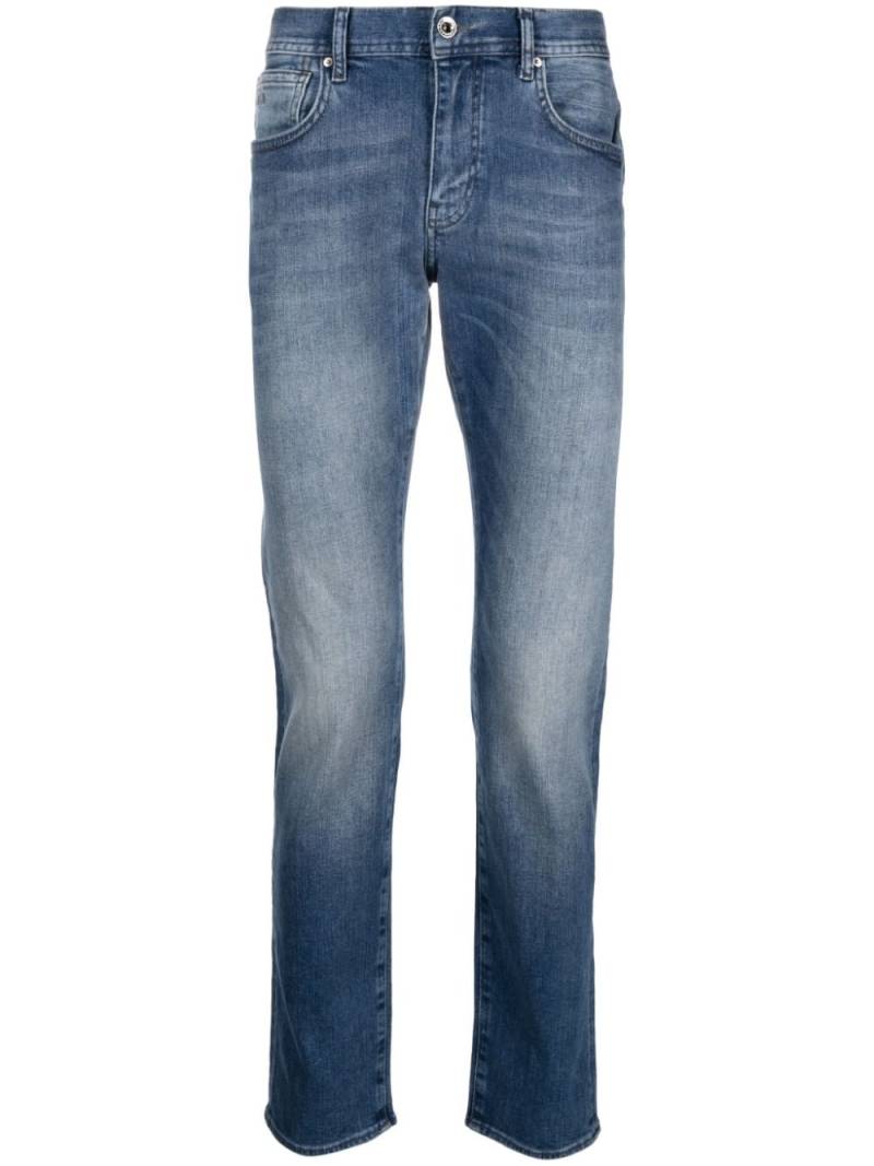 Armani Exchange Halbhohe Slim-Fit-Jeans - Blau von Armani Exchange