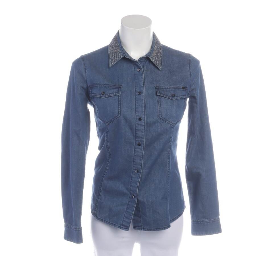 Armani Jeans Bluse 38 Blau von Armani Jeans