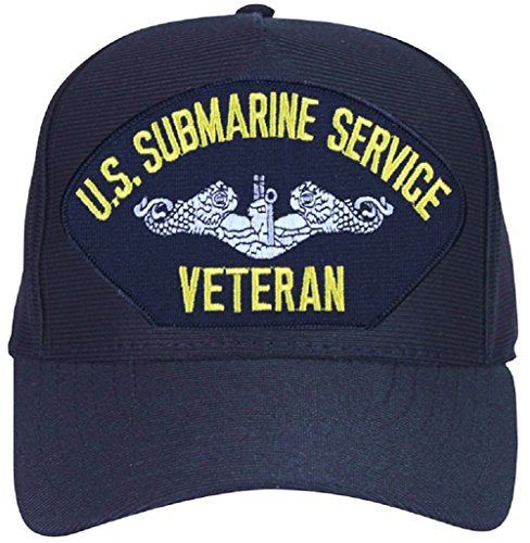 U.S. Navy Submarine Service Veteran Baseball Cap Navy Blue Made in USA, Marineblau, Einheitsgröße von Armed Forces Depot