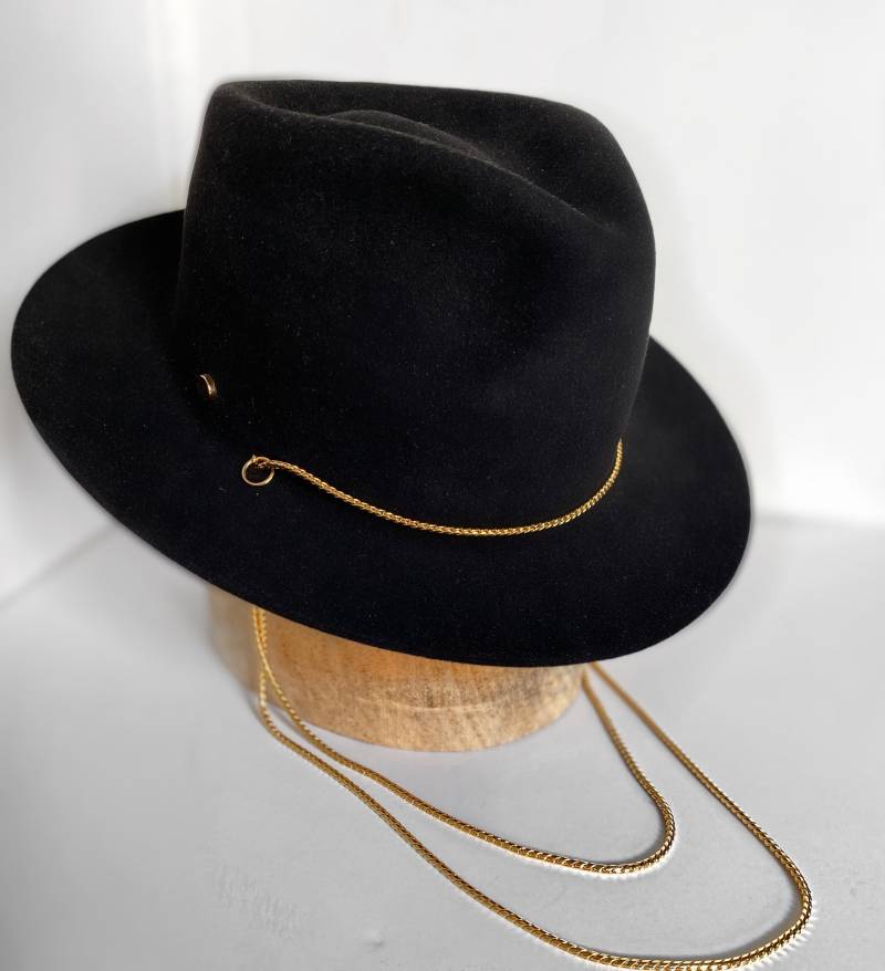 Einzigartige Handgemachte Seil Pelz Filz Fedora Hut - Made To Order von ArmedandDangerousNYC