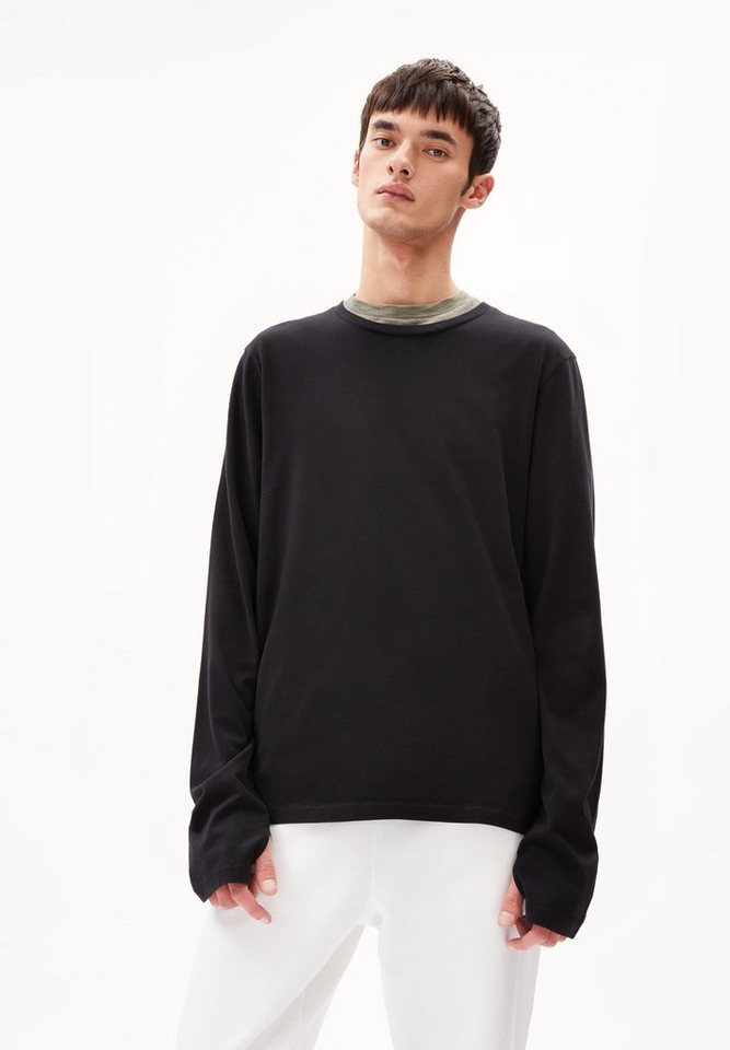 Armedangels 2-in-1-Langarmshirt AALBIE BRUSHED von Armedangels