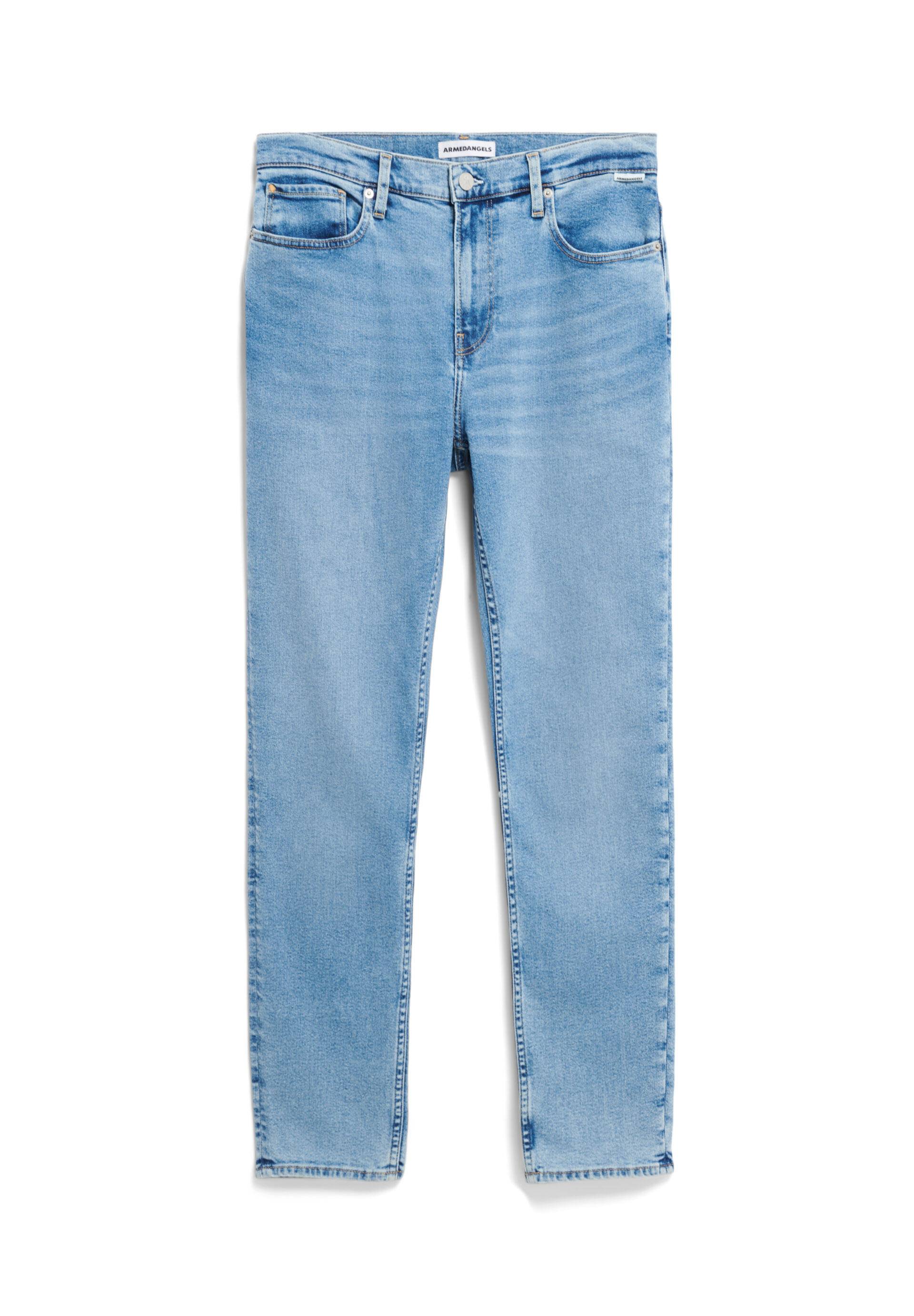 Armedangels - 5 Pockets Tapered Jeans - Aarjo Tarpa blau - Gr. - 36/32 von Armedangels