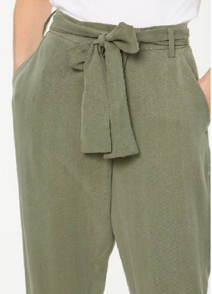 Armedangels 7/8-Hose Jolena Damen Stoff Hose Pants Stoffhose 7/8-lang Cropped Damenhose Schleifchengürtel von Armedangels