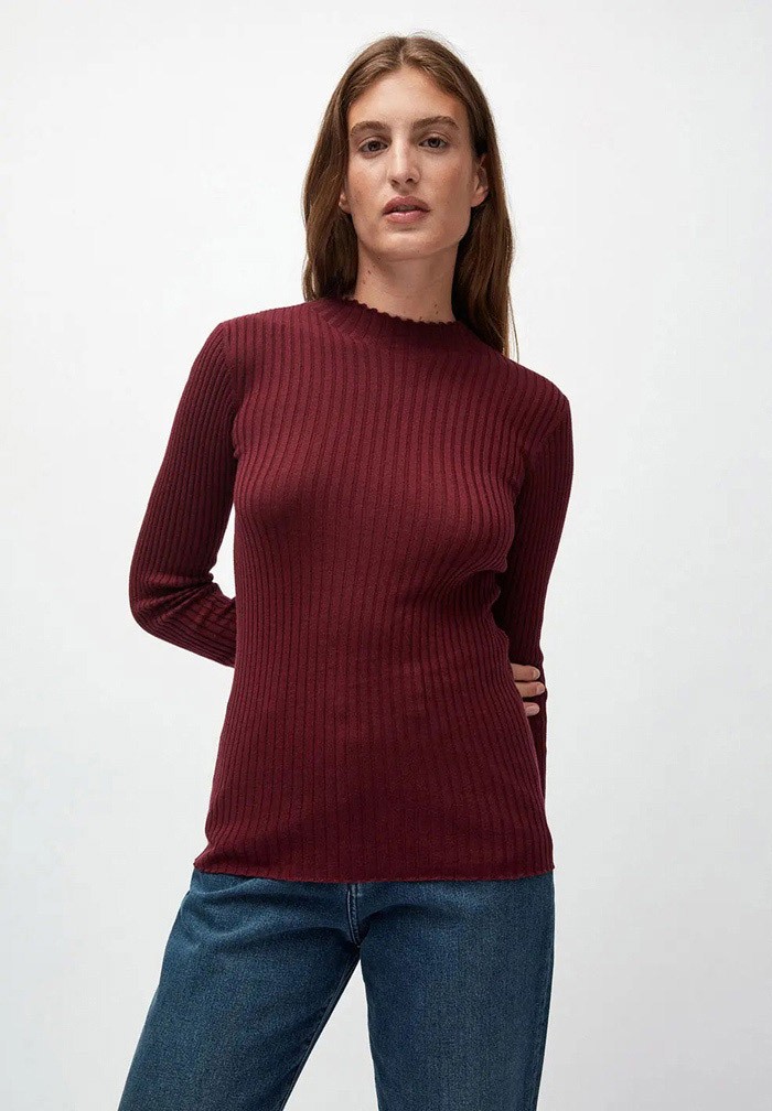 Armedangels Alaani Strickpullover Port Wine S von Armedangels