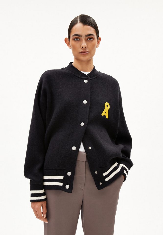 Armedangels Cardigan ICONIC Å AALISON Jacke aus Bio-Woll Mix (Blousonkragen, Oversized Fit) von Armedangels