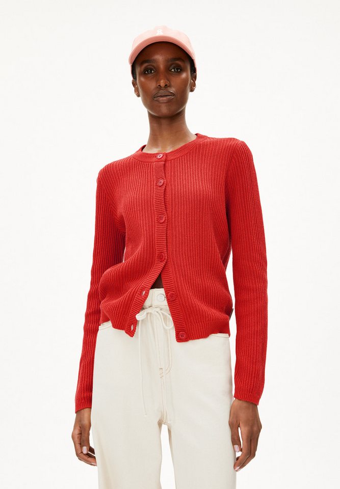 Armedangels Cardigan RICALAA LINO Strickjacke aus Leinen-Mix (Regular Fit) Strickjacke aus Leinen-Mix von Armedangels