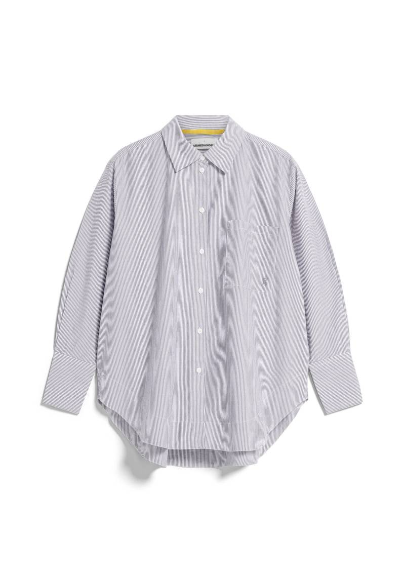 Armedangels - EASSAAL STRIPED lavender light-white - Gr. - L von Armedangels