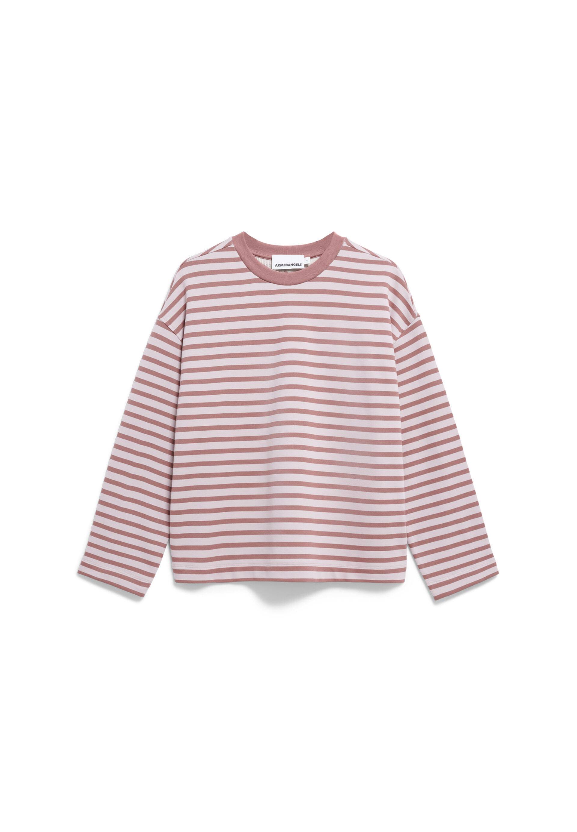 Armedangels - FRANKAA MAARLEN STRIPE ice grape-dark berry - Gr. - XS von Armedangels