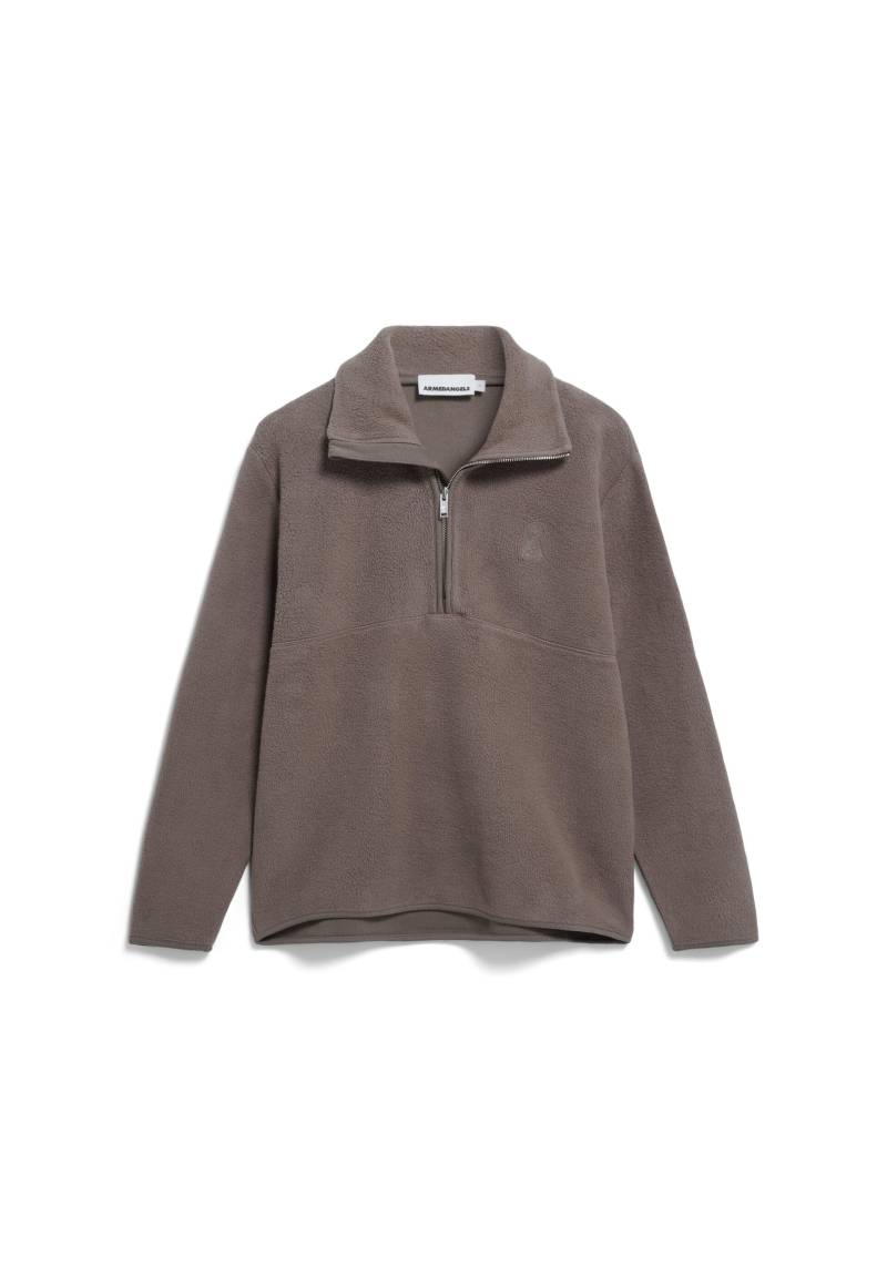 Armedangels - HAARLEENAA COTTON FLEECE walnut cream - Gr. - L von Armedangels