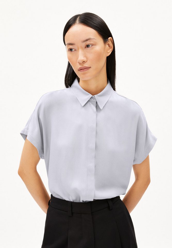 Armedangels Hemdbluse LARISAANA BLOUSE (1-tlg) Rundhalsausschnitt von Armedangels