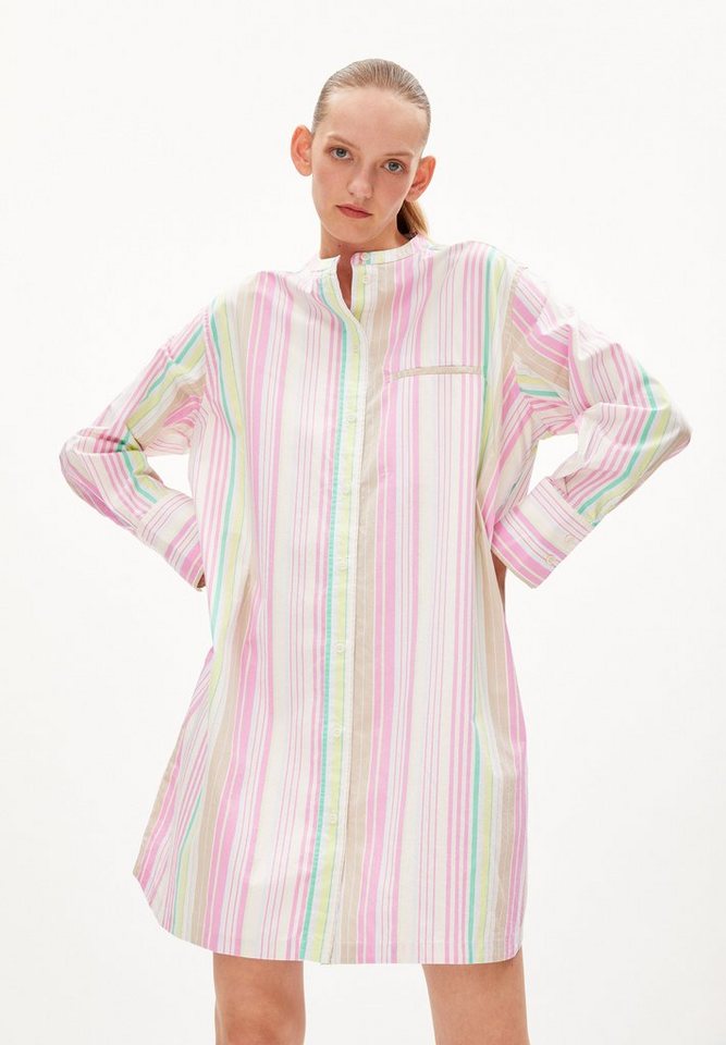 Armedangels Hemdblusenkleid VAAJA STRIPES von Armedangels