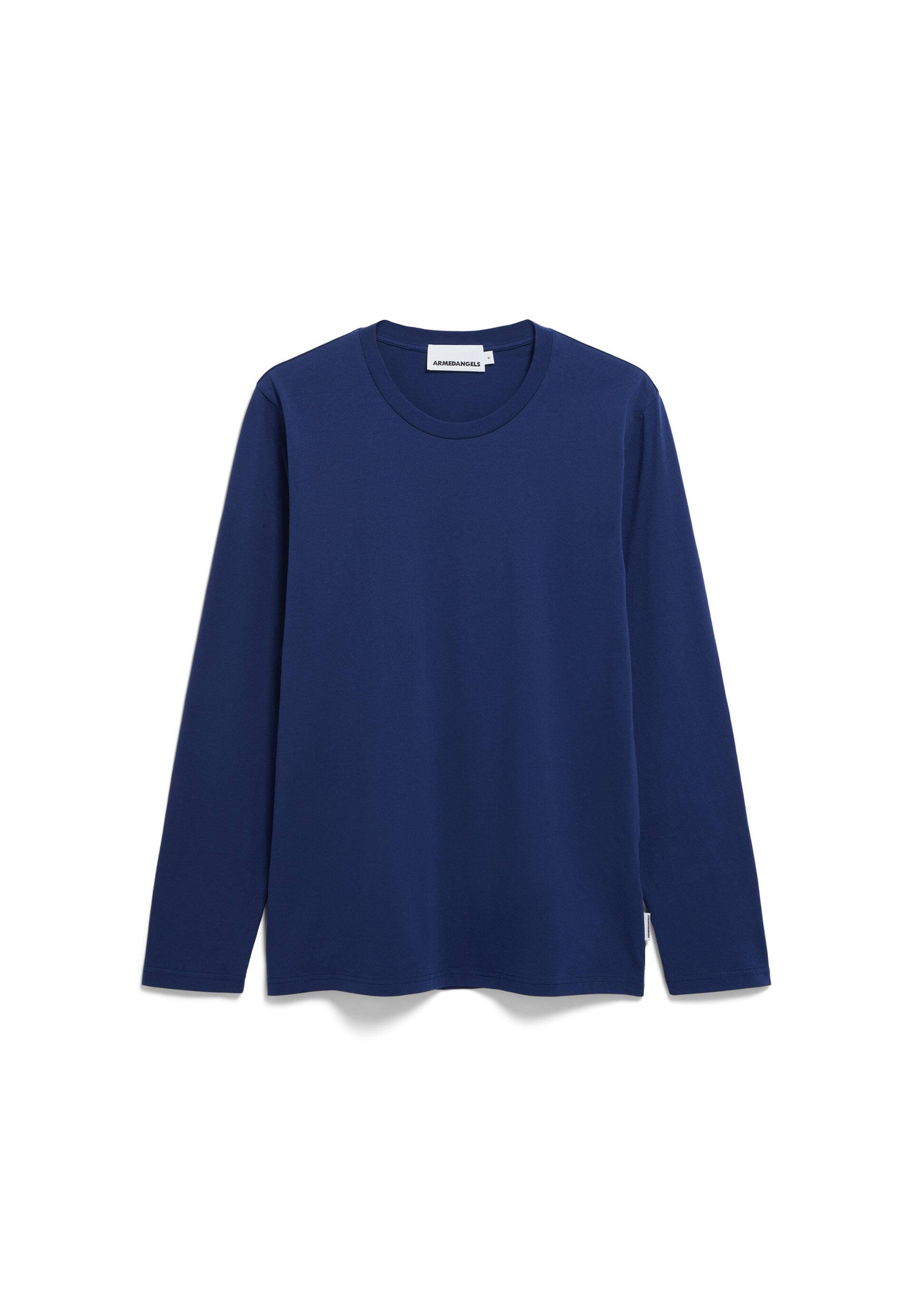 Armedangels - JAAMES LONGSLEEVE blue noon - Gr. - XXL von Armedangels