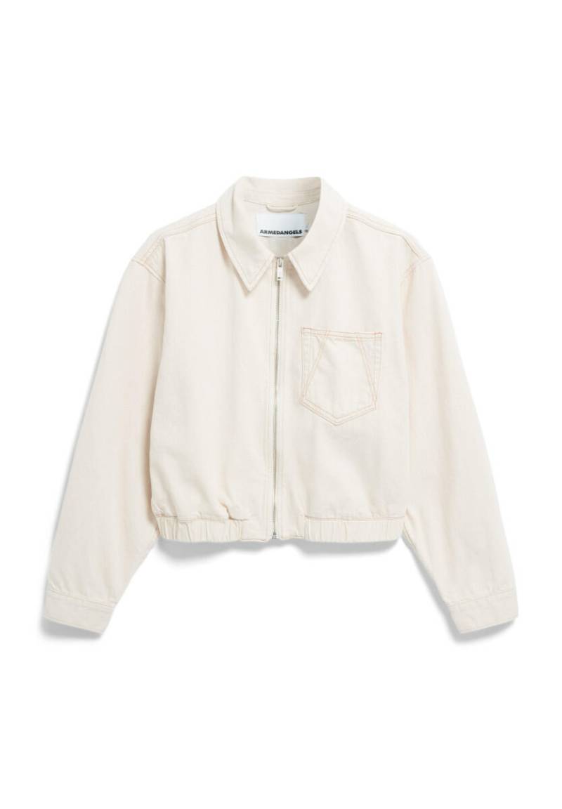 Armedangels - Jeansjacke aus Bio-Baumwoll - Caarsta beige - Gr. - L von Armedangels