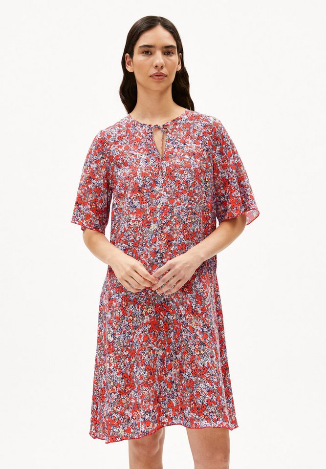 Armedangels Jerseykleid MAAERHA MOSAIC LINO Webkleid aus Leinen-Mix (Regular Fit) Webkleid aus Leinen-Mix von Armedangels