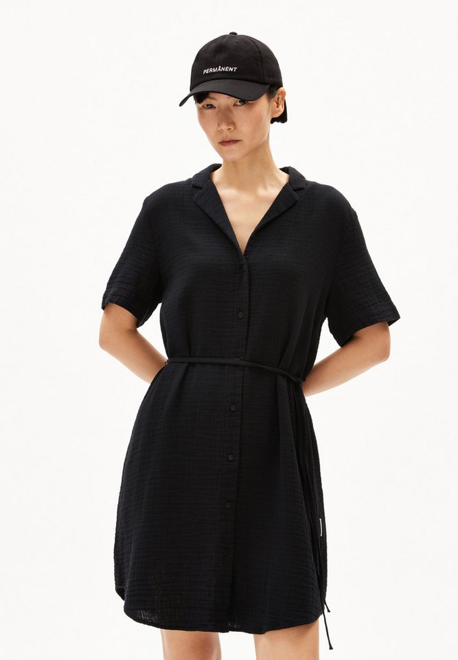 Armedangels Jerseykleid MABELAA MUSSELIN Webkleid aus Bio-Baumwolle (Relaxed Fit) Webkleid aus Bio-Baumwolle von Armedangels