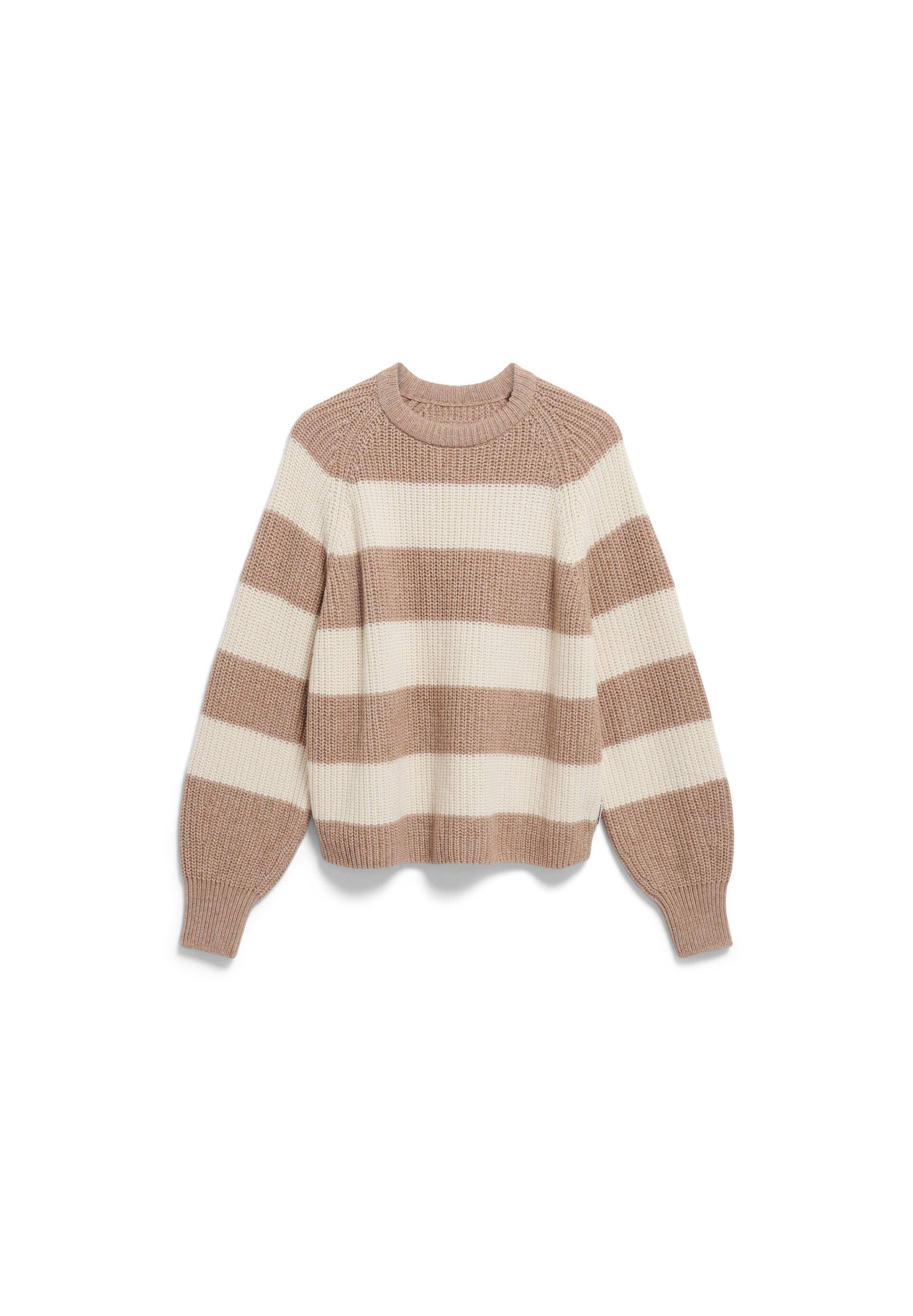 Armedangels - KAAGI STRIPES camel melange - Gr. - XS von Armedangels