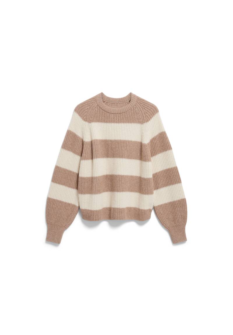 Armedangels - KAAGI STRIPES camel melange - Gr. - XS von Armedangels