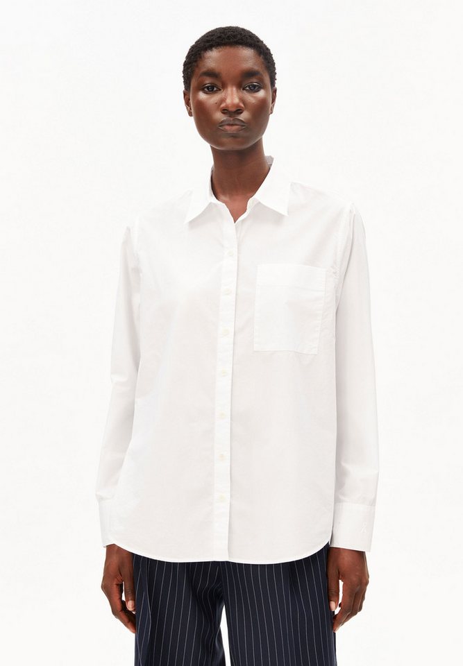 Armedangels Langarmbluse LOOSE POPLIN Bluse aus Bio-Baumwolle von Armedangels