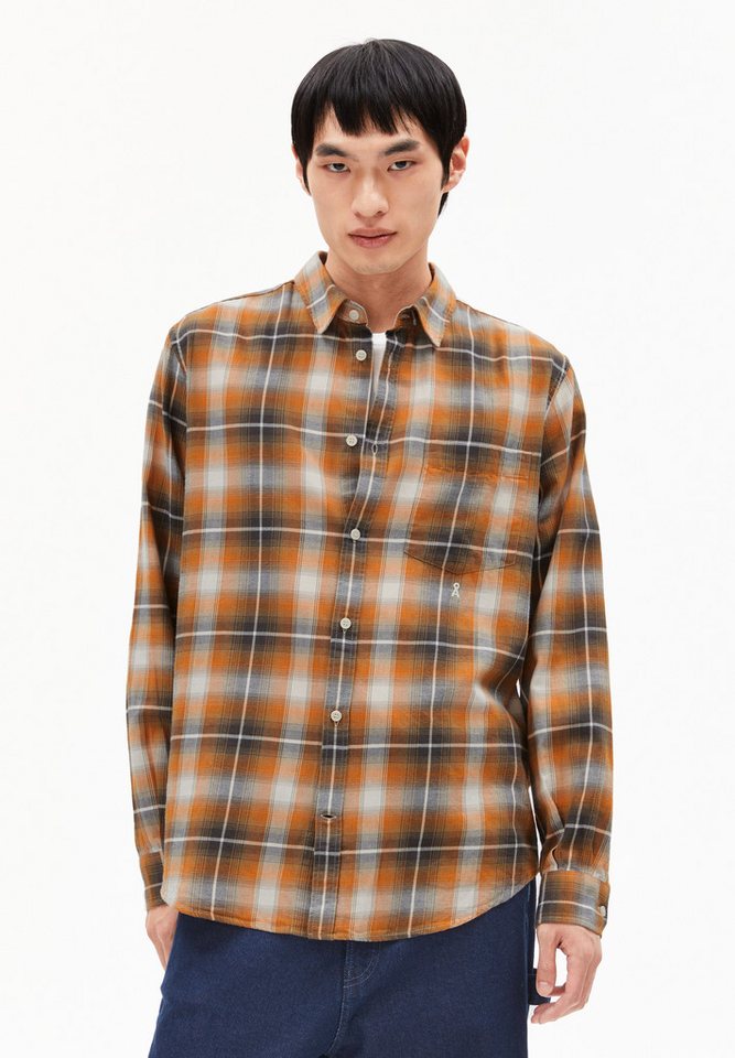 Armedangels Langarmhemd GALAANTES Hemd aus Bio-Baumwolle (1-tlg., Relaxed Fit) Relaxed Fit von Armedangels