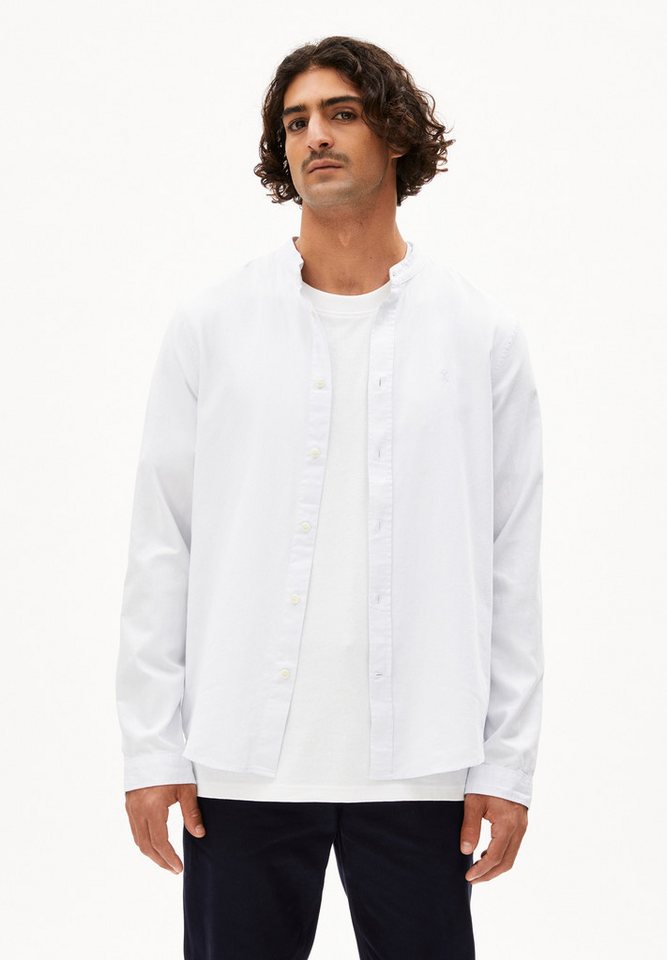 Armedangels Langarmhemd TOMAASAS Hemd aus Bio-Baumwolle Regular Fit (1-tlg., Regular Fit) Regular Fit von Armedangels