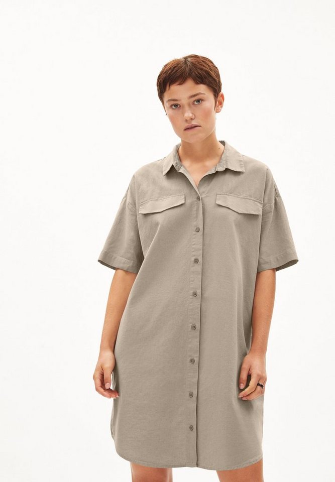 Armedangels Hemdblusenkleid RAYNAA LINO von Armedangels