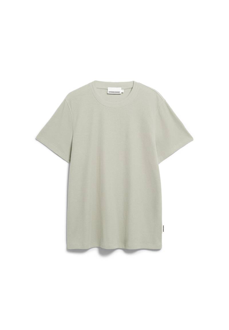 Armedangels - MAARKOS WAFFLE T-SHIRT seagreen - Gr. - S von Armedangels