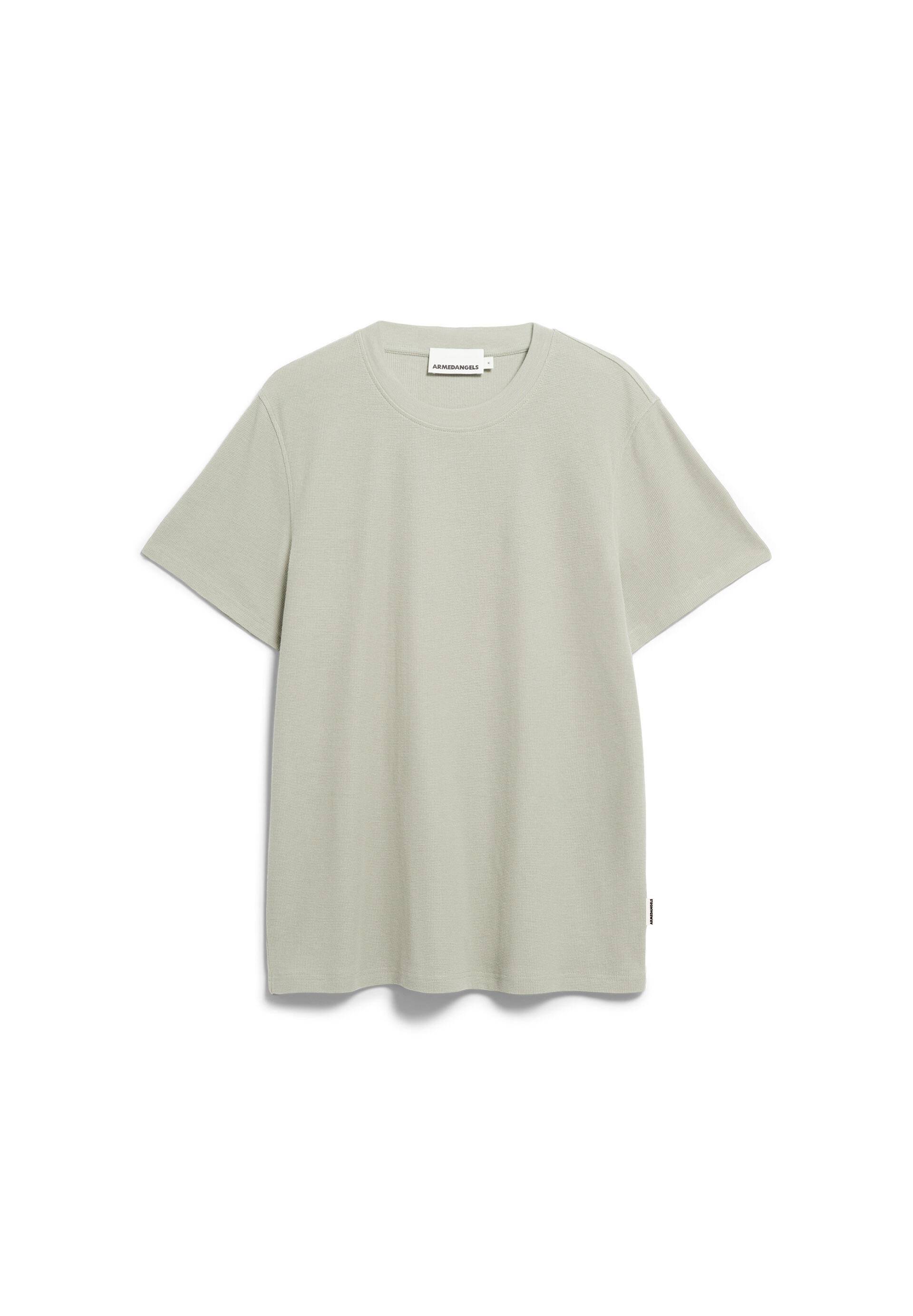 Armedangels - MAARKOS WAFFLE T-SHIRT seagreen - Gr. - XXL von Armedangels