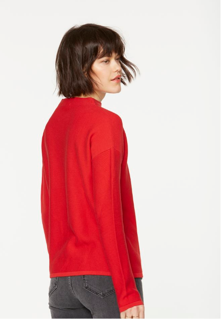 Armedangels Medine veganer Pullover Rot M von Armedangels