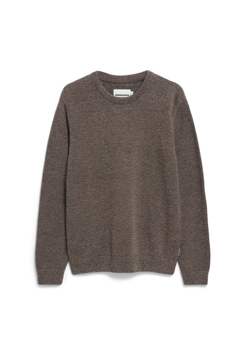 Armedangels - Pullover aus Bio-Baumwolle - Alvaario braun - Gr. - L von Armedangels
