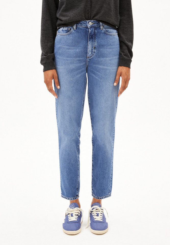 Armedangels Slim-fit-Jeans MAIRAA Damen (Non-Stretch, Mom Fit) azul von Armedangels