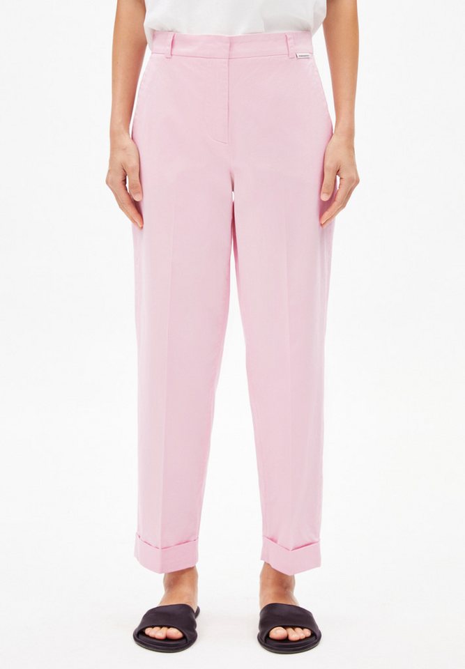 Armedangels Stoffhose KAADWI Webhose aus Bio-Baumwoll Mix (Mid waist, Relaxed Fit) von Armedangels