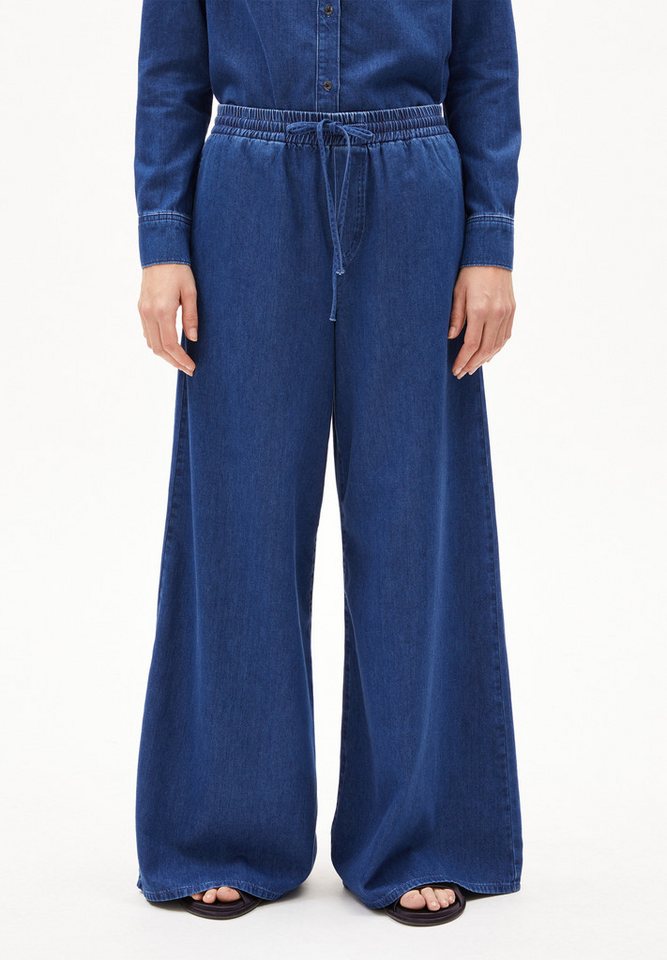 Armedangels Stoffhose KELAANI Webose aus Bio-Baumwoll Mix (Mid waist, Loose Fit) von Armedangels