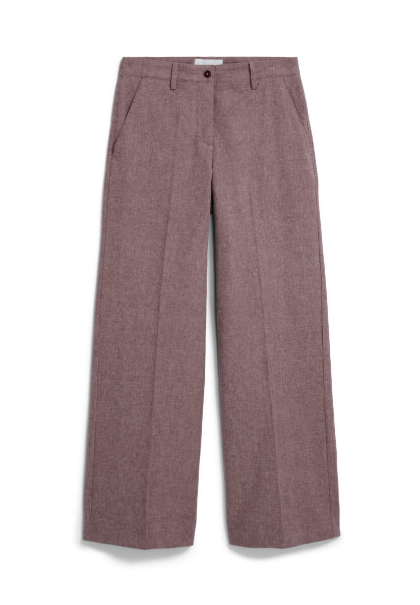 Armedangels - Stoffhose - Leandraa Handaa rot - Gr. - M von Armedangels