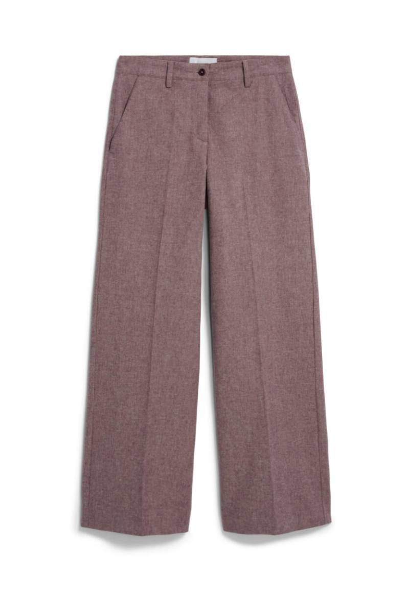 Armedangels - Stoffhose - Leandraa Handaa rot - Gr. - M von Armedangels