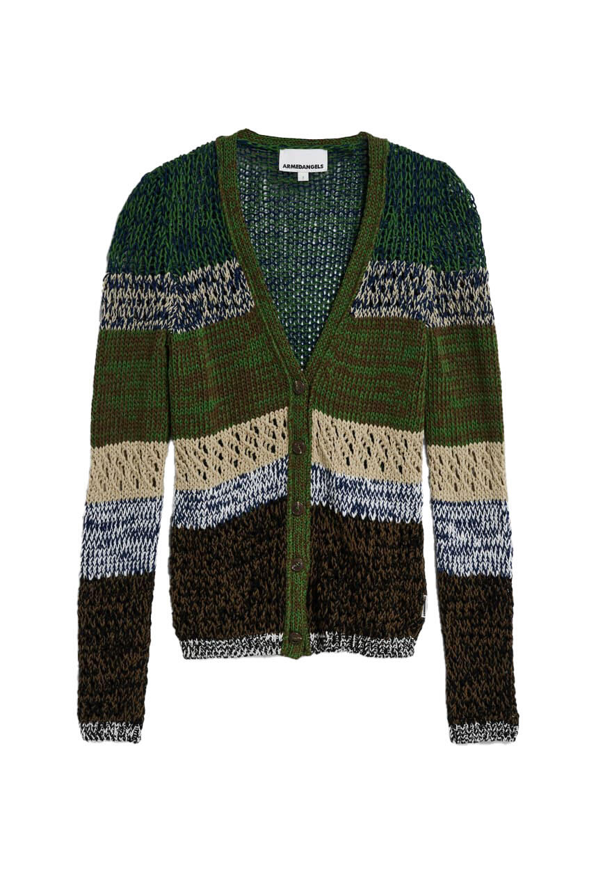 Armedangels - Strick Cardigan - Auroraa grün - Gr. - XS von Armedangels