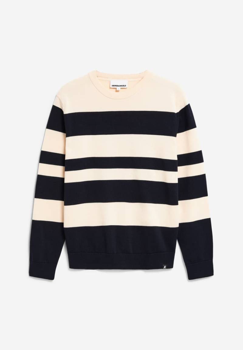Armedangels - Strickpullover - Graado beige/blau - Gr. - XXL von Armedangels