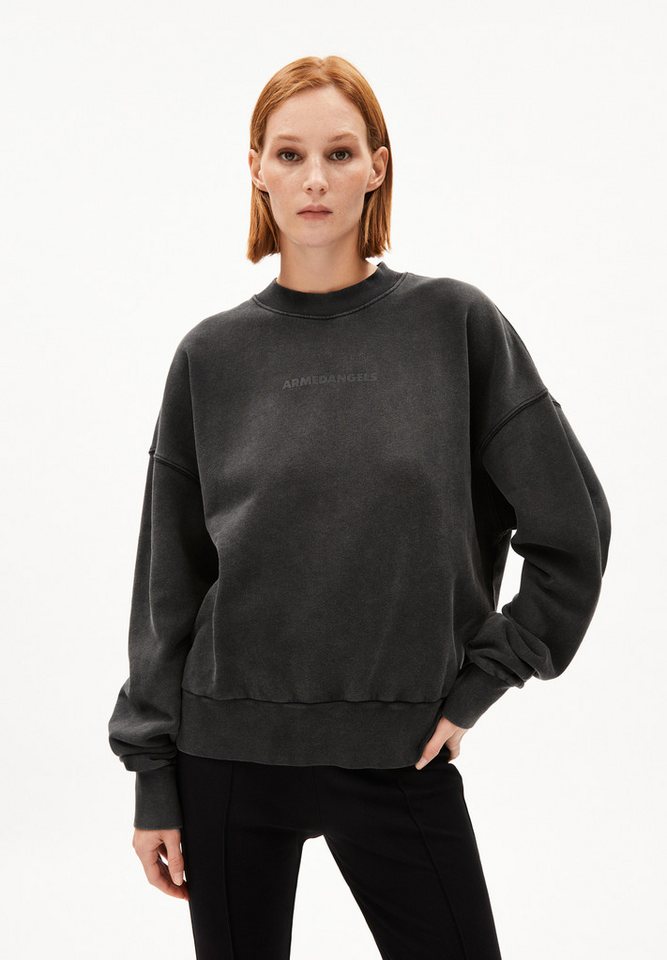 Armedangels Sweatshirt ALIZAA GMT DYE Damen Sweatshirt aus Bio-Baumwolle (Oversized Fit) Bio-Baumwolle von Armedangels