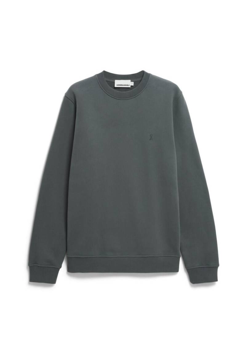 Armedangels - Sweatshirt aus Bio-Baumwolle - Baaro Fleece grau - Gr. - M von Armedangels