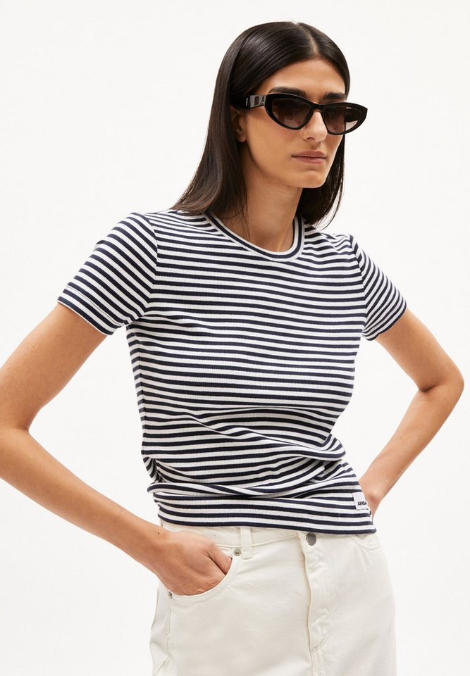 Armedangels T-Shirt KARDAA STRIPES Damen (1-tlg) Keine Details von Armedangels