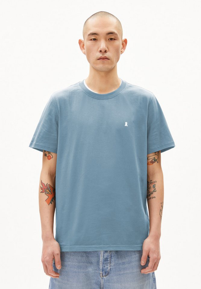 Armedangels T-Shirt LAARON Heavyweight T-Shirt aus Bio-Baumwolle (Relaxed Fit) Rundhalsausschnitt von Armedangels