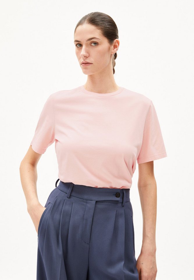 Armedangels T-Shirt LUALAA T-Shirt aus Bio-Baumwolle Regular Fit (Regular Fit) Rundhalsausschnitt von Armedangels