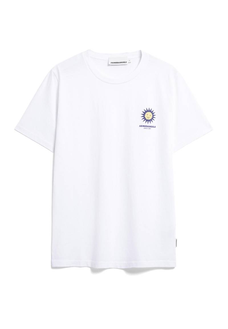 Armedangels - T-Shirt aus Bio-Baumwolle - Jaames weiß - Gr. - L von Armedangels
