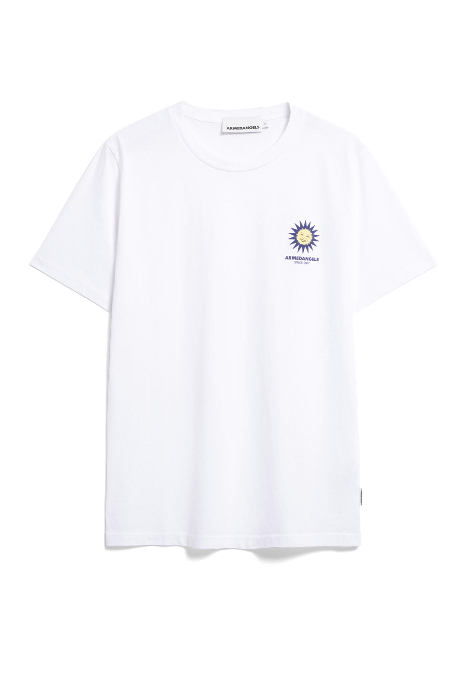 Armedangels - T-Shirt aus Bio-Baumwolle - Jaames weiß - Gr. - M von Armedangels