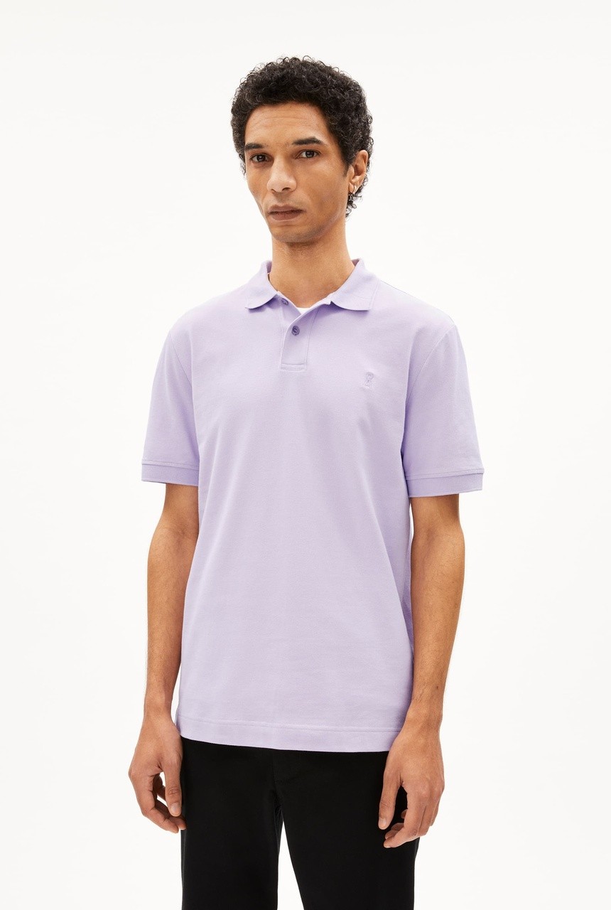 FIBRAAS | Armedangels | veganes Poloshirt | lavender light L von Armedangels